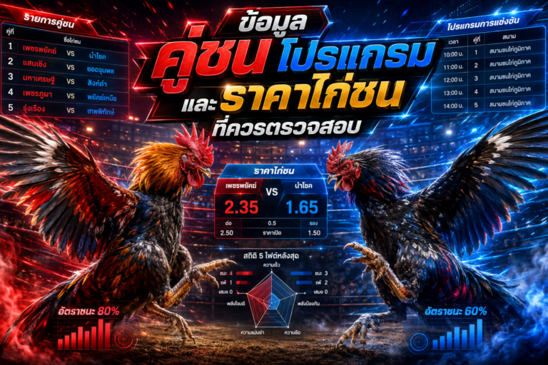 ข้อมูลคู่ชนไก่ชน